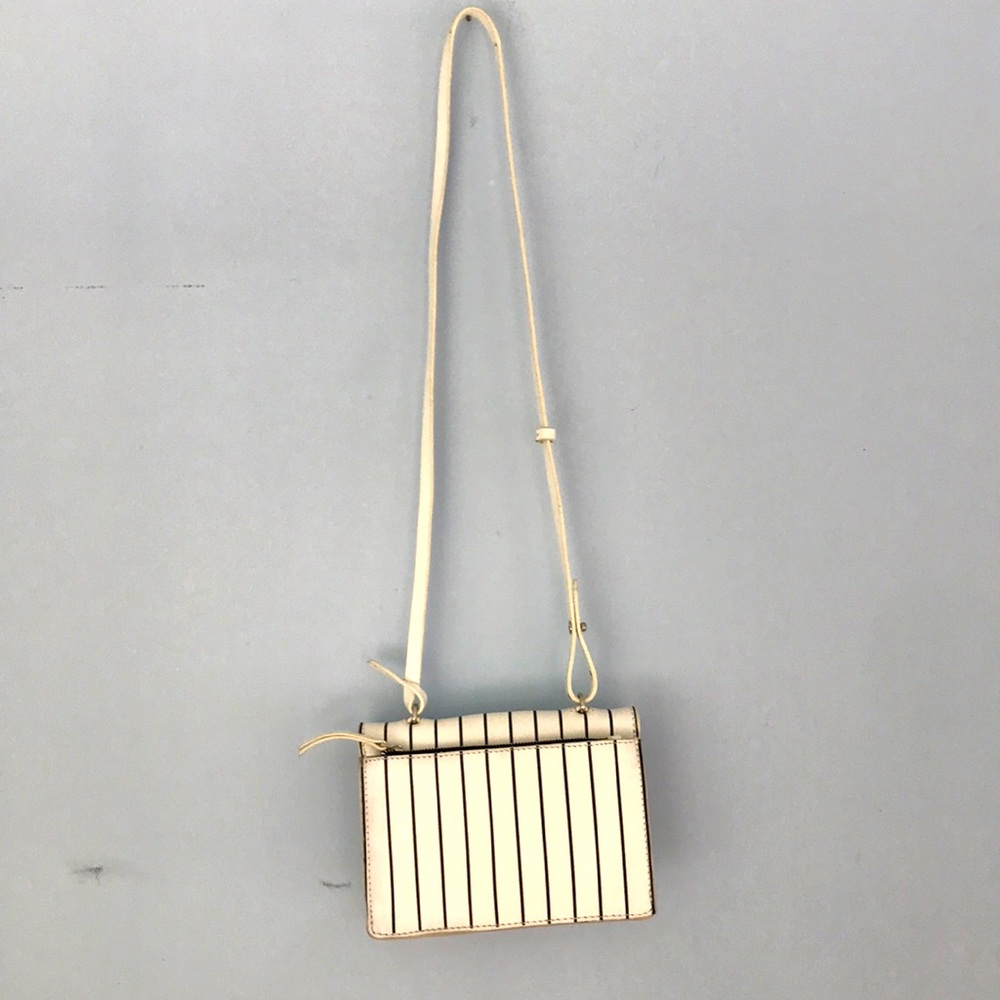 Black and white purse